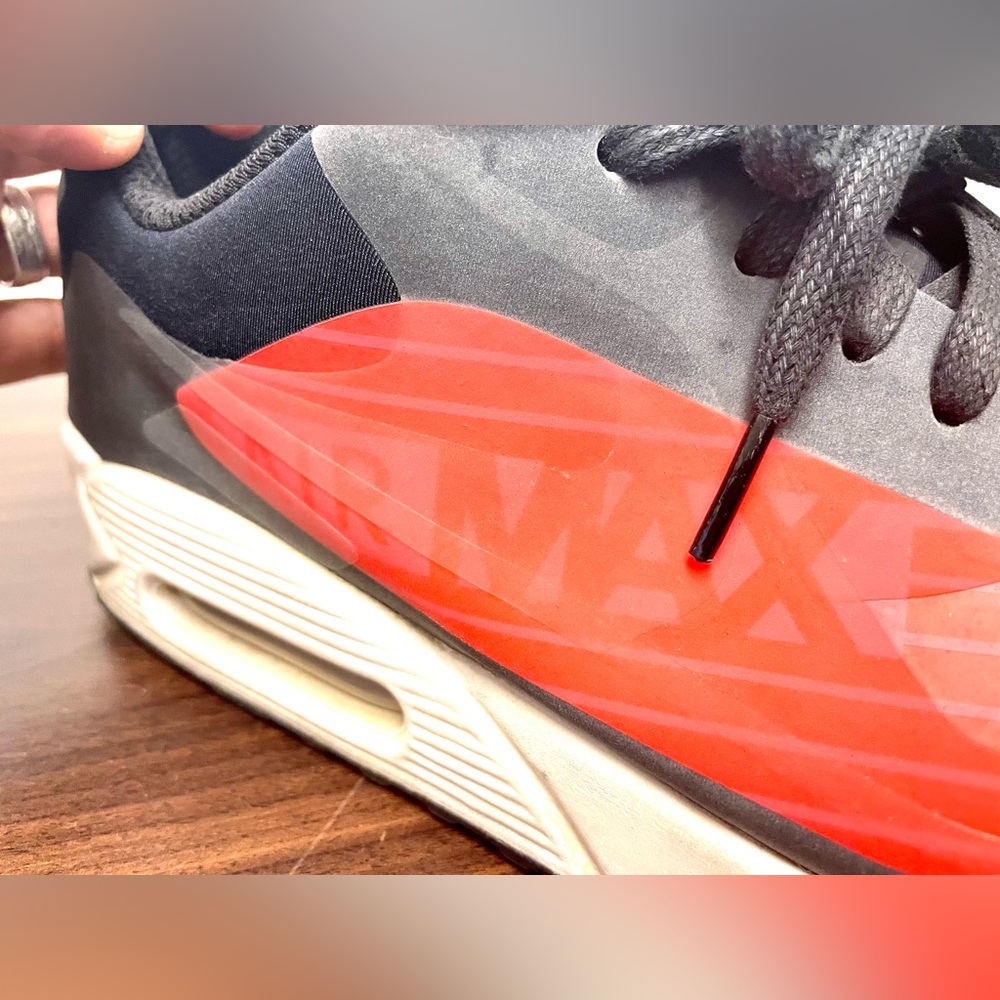 Nike Air Max 90 black no sew design swoosh The Original “Infrared” Big Logo